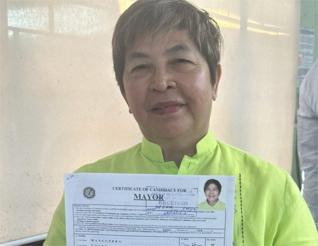 Three-term Councilor Edith “Wowee” Manguerra is set to run for mayor of Pasay City under the Aksyon Demokratiko party