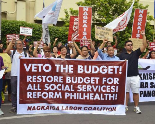 Pagsibak kay Herbosa at pagbalik ng Philhealth subsidy sigaw ng labor at health workers