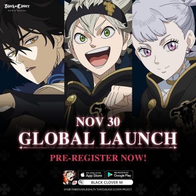 Black Clover Mobile Game Sets November 30 Worldwide Release Date, Surpasses 5 Million Pre-Registrations