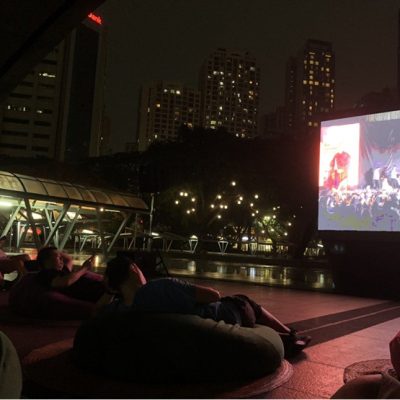 Screening of “Gianni Schicchi’s performance in Tondo’ at Ayala Triangle Gardens