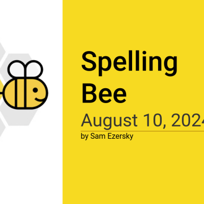 NYT ‘Spelling Bee’ answers for all the word lengths on August 10th